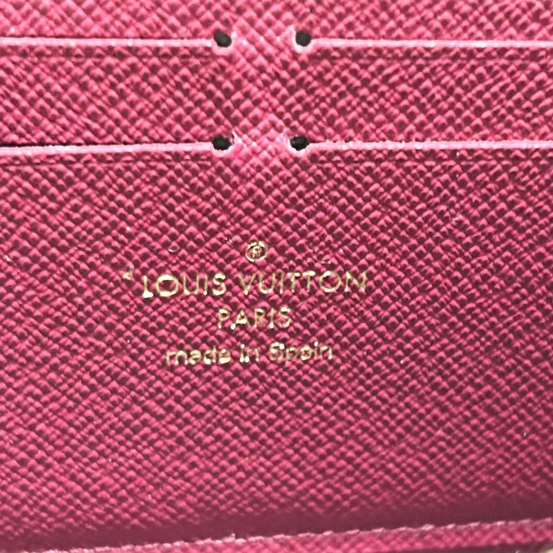 Louis Vuitton Monogram Portefeuille Cles Mance M60742 Fuchsia Long Wallet