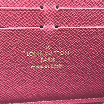 Louis Vuitton Monogram Portefeuille Cles Mance M60742 Fuchsia Long Wallet