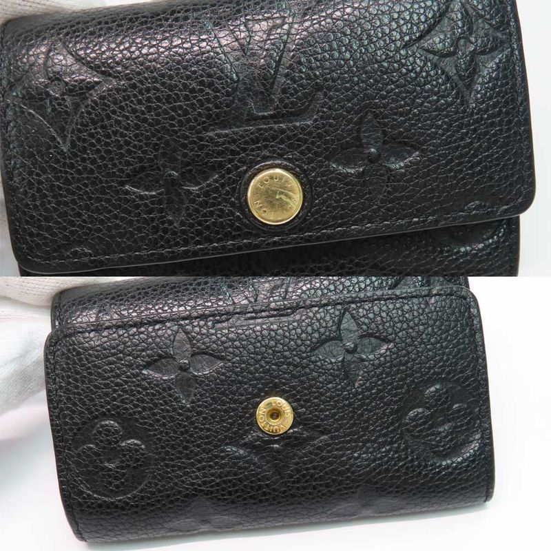Louis Vuitton Key Case Multicles 6 M64421 Monogram Empreinte Initial
