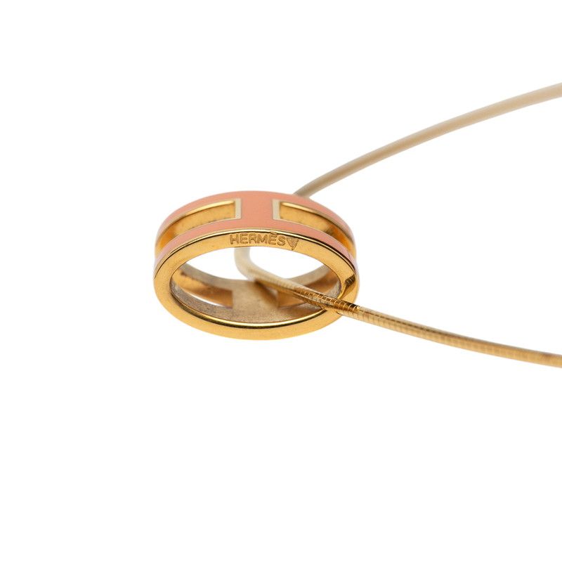 Hermes Pop Ash H Gold Orange Plated Ladies Hermes