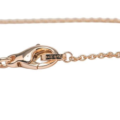 Bulgari Bee Zero One Pendant Necklace Black 18K Pink Gold Pink Gold Ceramic