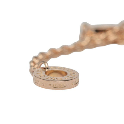 Bulgari Bee Zero One Pendant Necklace Black 18K Pink Gold Pink Gold Ceramic