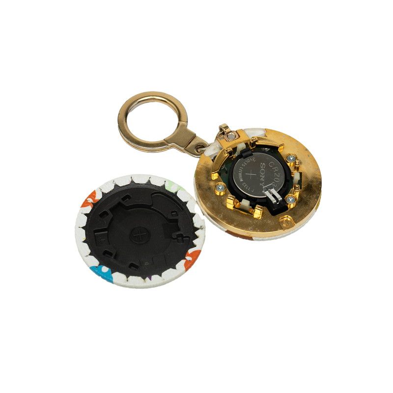 Louis Vuitton Monogram Multicolor Astropyr Charm M51911 White Gold PVC Plated