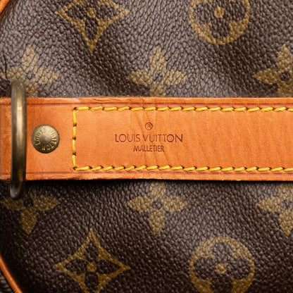 Louis Vuitton Monogram Keepall Bandoliere 60 Boston Bag Travel Bag M41412 Brown