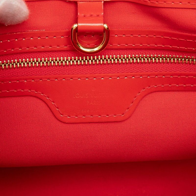 Louis Vuitton Monogram Vernis Wilshire PM M91723 Rouge Grenadier Red Patent