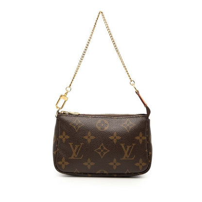 Louis Vuitton Monogram Mini Pochette Accessoire Accessory Pouch Handbag M58009