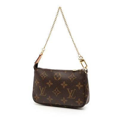 Louis Vuitton Monogram Mini Pochette Accessoire Accessory Pouch Handbag M58009