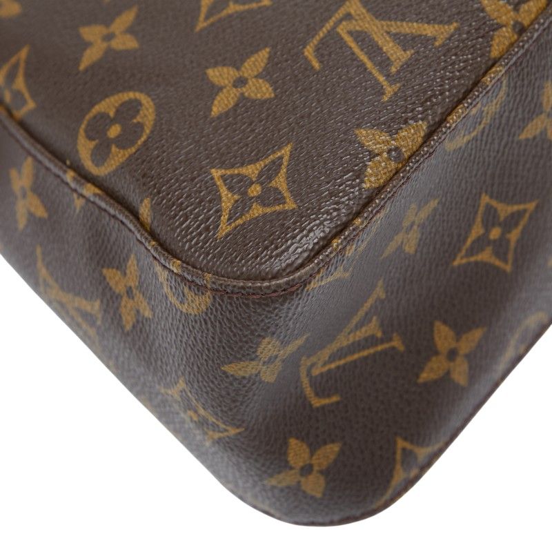 Louis Vuitton Monogram Mini Looping Shoulder Bag Handbag M51147 Brown PVC