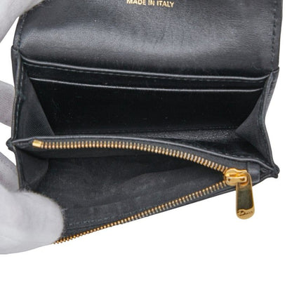 Dior Cannage Jolie Grisine S3102unjb Black Lambskin Women's Dior