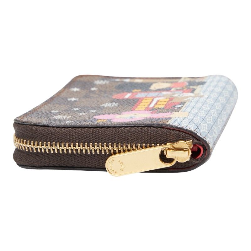 Louis Vuitton Damier Vivienne Zippy Coin Purse Coin Case Wallet N60492 Brown