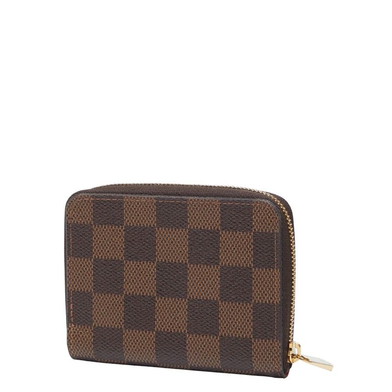 Louis Vuitton Damier Vivienne Zippy Coin Purse Coin Case Wallet N60492 Brown