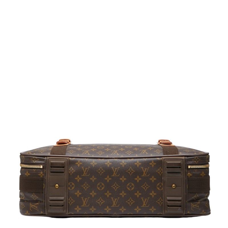 Louis Vuitton Monogram Satellite 53 Suitcase Travel Bag M23356 Brown PVC