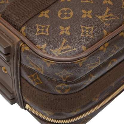 Louis Vuitton Monogram Satellite 53 Suitcase Travel Bag M23356 Brown PVC