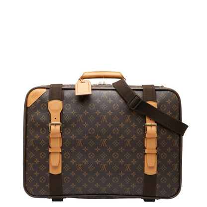 Louis Vuitton Monogram Satellite 53 Suitcase Travel Bag M23356 Brown PVC
