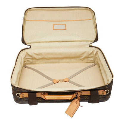 Louis Vuitton Monogram Satellite 53 Suitcase Travel Bag M23356 Brown PVC