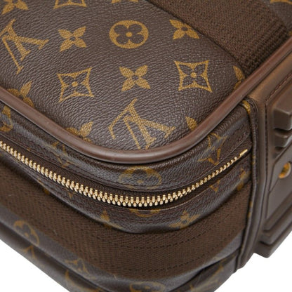 Louis Vuitton Monogram Satellite 53 Suitcase Travel Bag M23356 Brown PVC