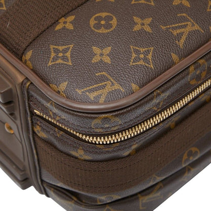 Louis Vuitton Monogram Satellite 53 Suitcase Travel Bag M23356 Brown PVC