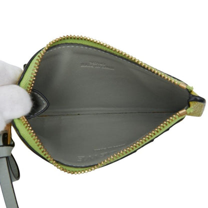 Loewe Anagram Card Case Fragment Case Khaki Green Leather Women Loewe