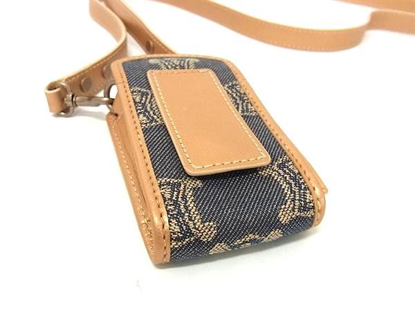 Celine Paris Macadam Canvas And Leather Ipod Case Multi-case Small