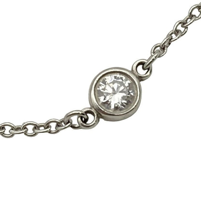 Tiffany & Co Bracelet By-the-yard Pt950 X Diamonds 1P Diamonds / Diamonds