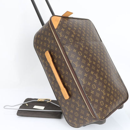 Louis Vuitton Monogram Pegas 55 M23294 Leather Suitcase Carry Case Bag Business