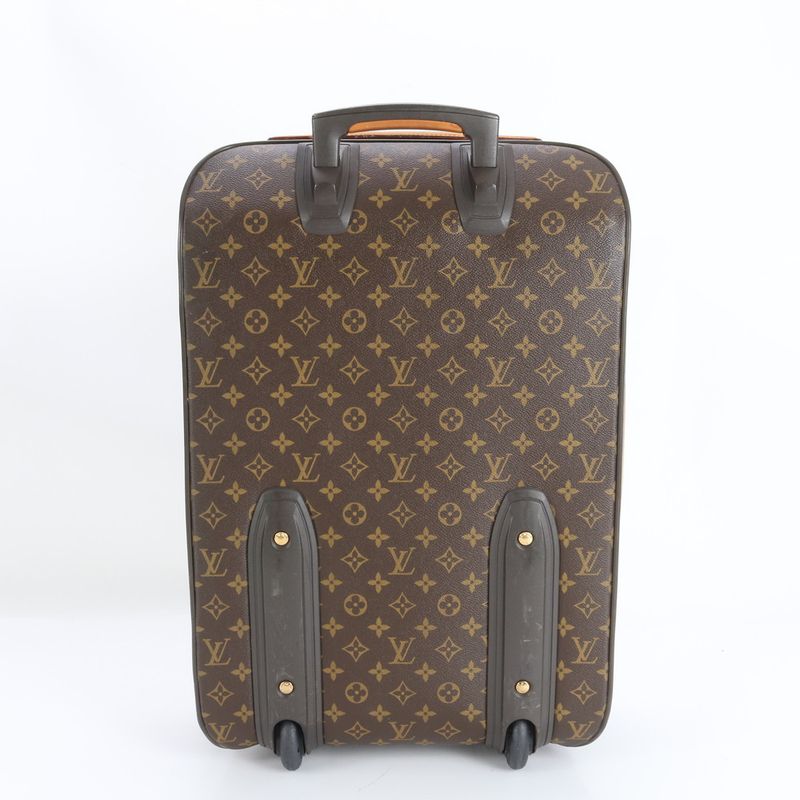 Louis Vuitton Monogram Pegas 55 M23294 Leather Suitcase Carry Case Bag Business