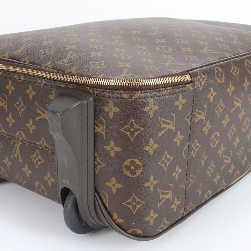 Louis Vuitton Monogram Pegas 55 M23294 Leather Suitcase Carry Case Bag Business