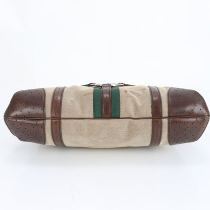 Gucci Sherry Line Interlocking G 114887 Leather Tote Bag Shoulder A4 Ladies ECM