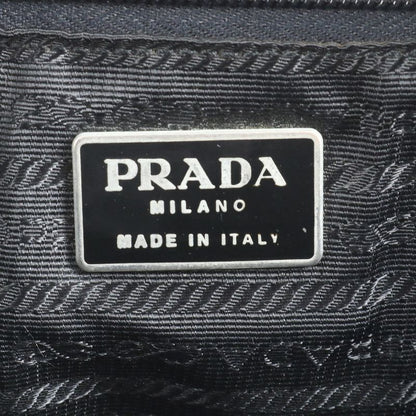 Prada Tessuto Nylon Triangle Logo Leather Shoulder Bag Crossbody Messenger