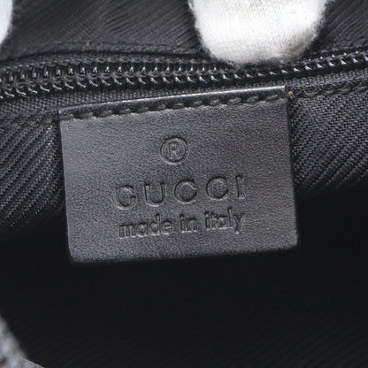 Gucci GG Canvas 35098 Leather Shoulder Bag Crossbody Messenger Commuter Tote