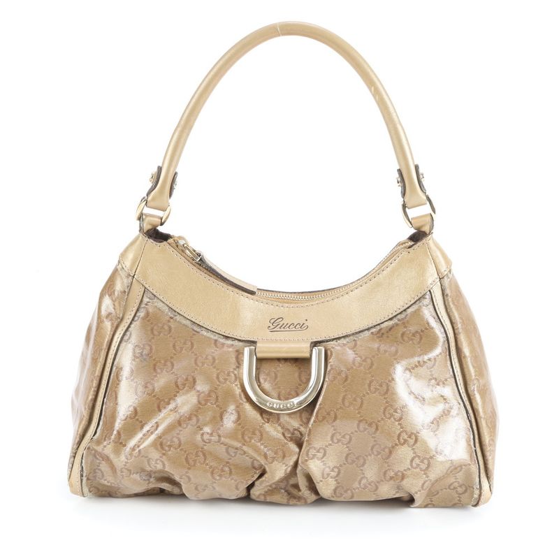 Gucci GG Crystal Abby 190525 Leather Shoulder Bag Shoulder Tote Hand Genuine