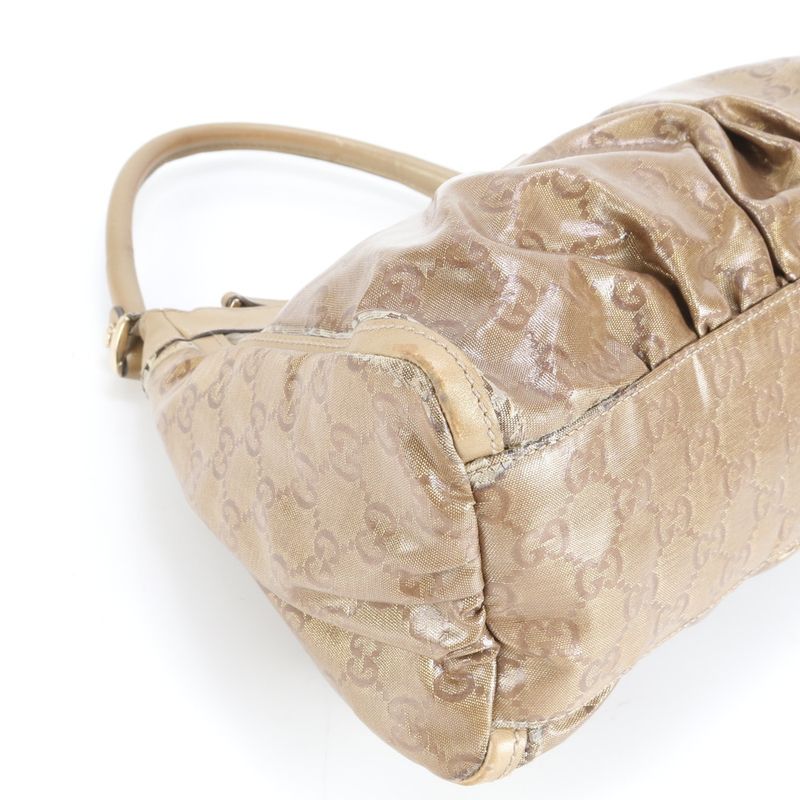 Gucci GG Crystal Abby 190525 Leather Shoulder Bag Shoulder Tote Hand Genuine