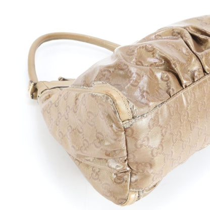 Gucci GG Crystal Abby 190525 Leather Shoulder Bag Shoulder Tote Hand Genuine