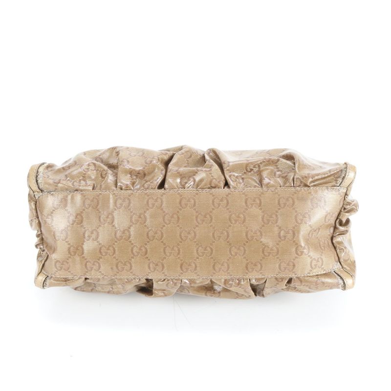 Gucci GG Crystal Abby 190525 Leather Shoulder Bag Shoulder Tote Hand Genuine