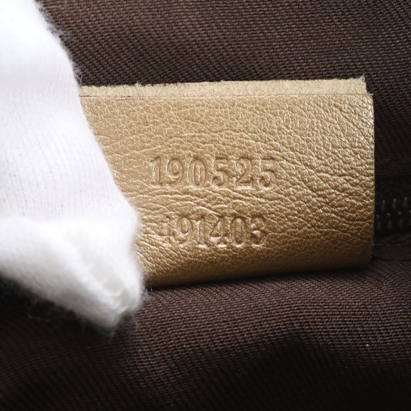 Gucci GG Crystal Abby 190525 Leather Shoulder Bag Shoulder Tote Hand Genuine