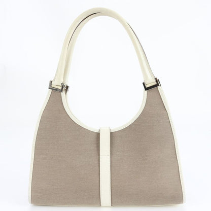 Gucci Jackie 002-1067 Leather Canvas Shoulder Bag Shoulder Tote Hand Women's