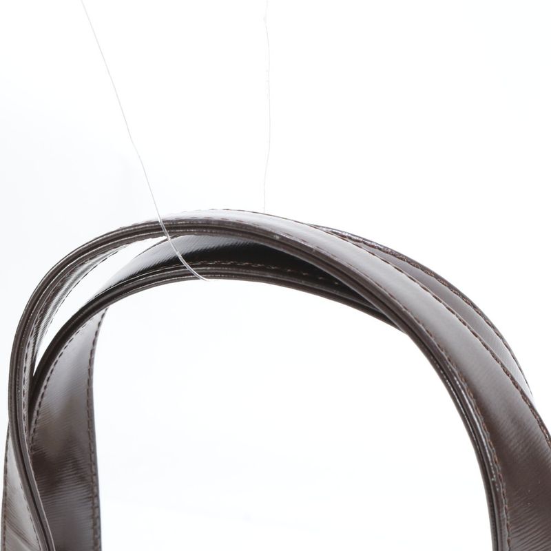 Vintage Yves Saint Laurent YSL Leather Nylon Handbag Tote Brown Women's ECM