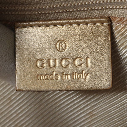 Gucci GG Bow Ring Bag 002-1115 Leather Canvas Handbag Tote Women's ECM Cx43-9