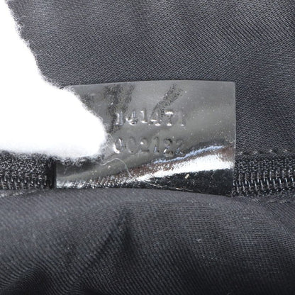 Gucci GG Canvas Abby 141471 Leather Shoulder Bag Shoulder Tote Hand Black