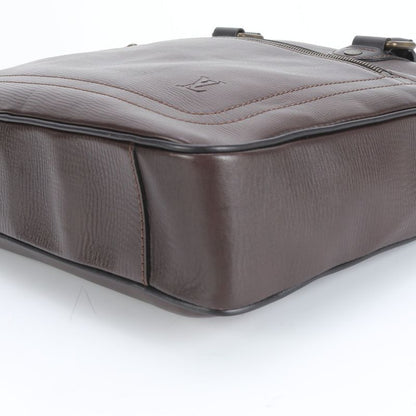Louis Vuitton Utah Euron Cafe M92532 Leather Business Bag Document Bag Briefcase