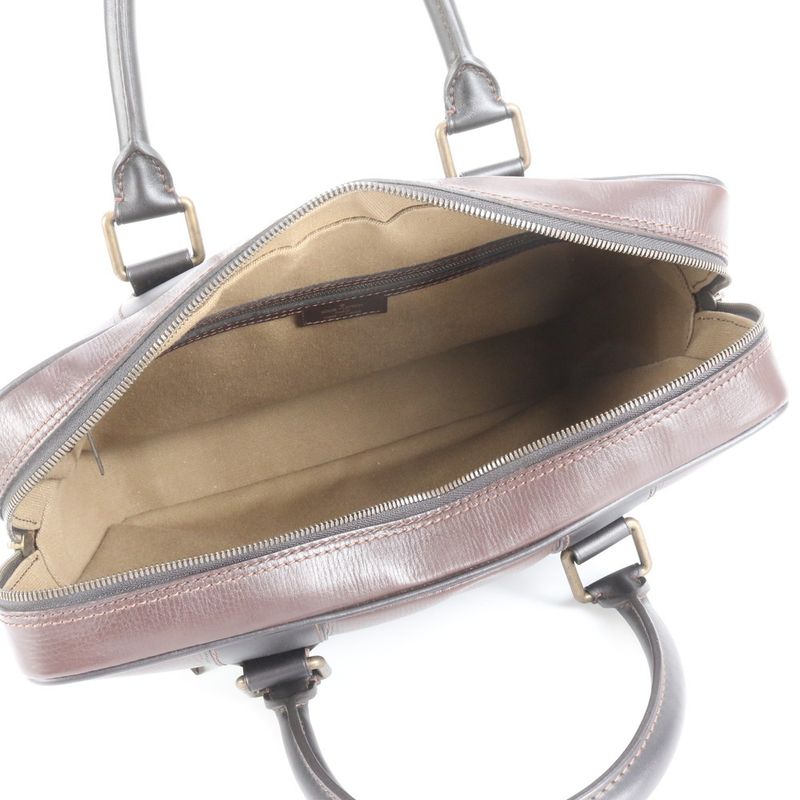 Louis Vuitton Utah Euron Cafe M92532 Leather Business Bag Document Bag Briefcase