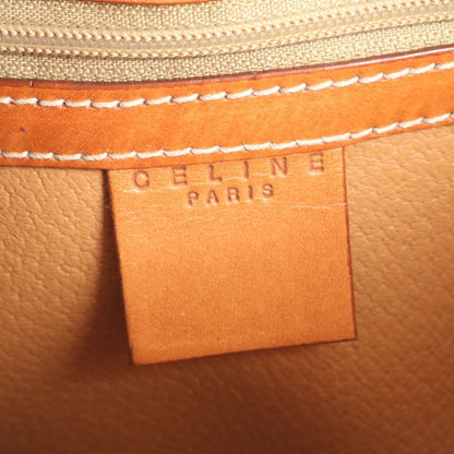Vintage Celine Macadam Triomphe Leather Shoulder Bag Shoulder Tote Hand Women's