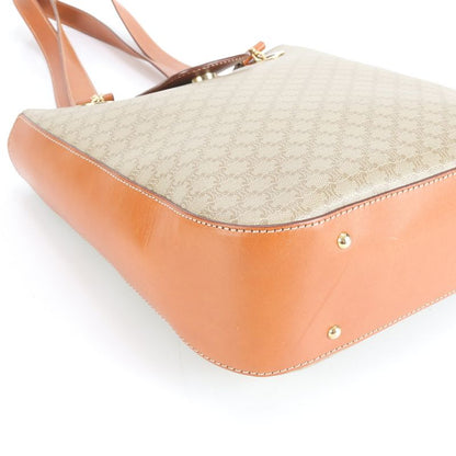 Vintage Celine Macadam Triomphe Leather Shoulder Bag Shoulder Tote Hand Women's