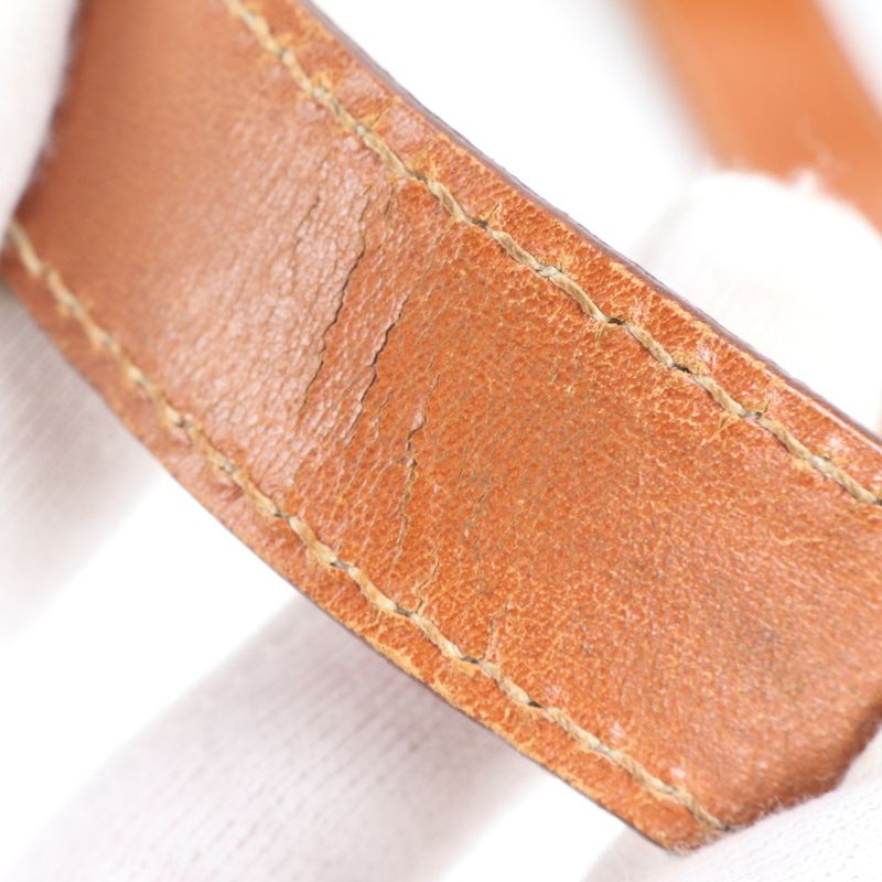 Vintage Celine Macadam Triomphe Leather Shoulder Bag Shoulder Tote Hand Women's