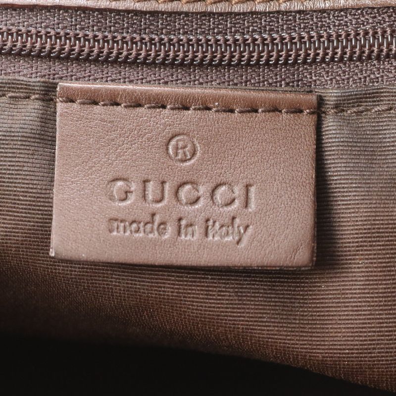 Gucci GG Canvas 002-1098 Leather Tote Bag Shoulder Hand Brown Women ECM Cy1-6