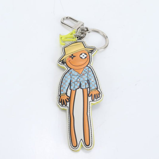 Louis Vuitton Monogram Porte Cles LV Scarecrow Charm Mp2922 Leather Key Holder