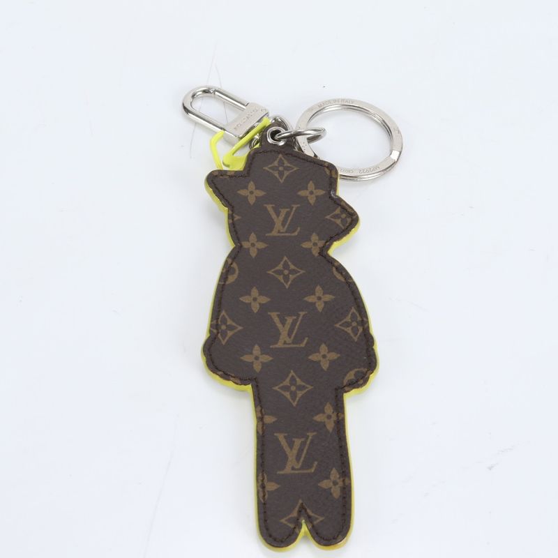 Louis Vuitton Monogram Porte Cles LV Scarecrow Charm Mp2922 Leather Key Holder
