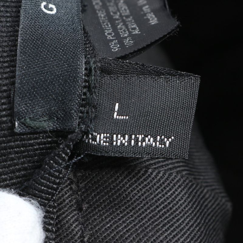 Gucci GG Nylon Bucket Hat Bucketha L Hat Black Men's Fashion Apparel ECM Cy1-4