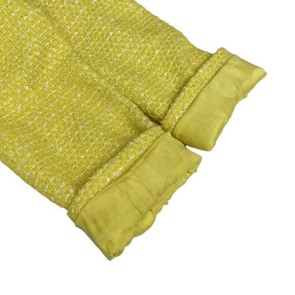Chanel Jacket Size 36 S Women - P61100 Yellow And White Long Sleeves / Tweed /