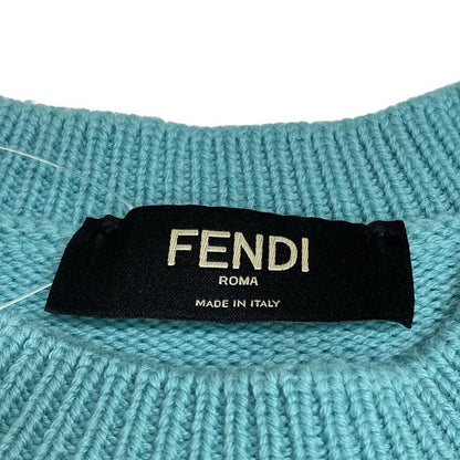 Fendi Long Sleeve Sweater Size 44 L Women - Fzx123 AM6E Light Green Baguette